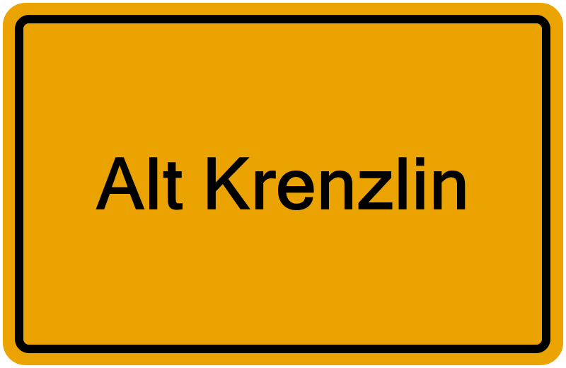 Handelsregisterauszug Alt Krenzlin